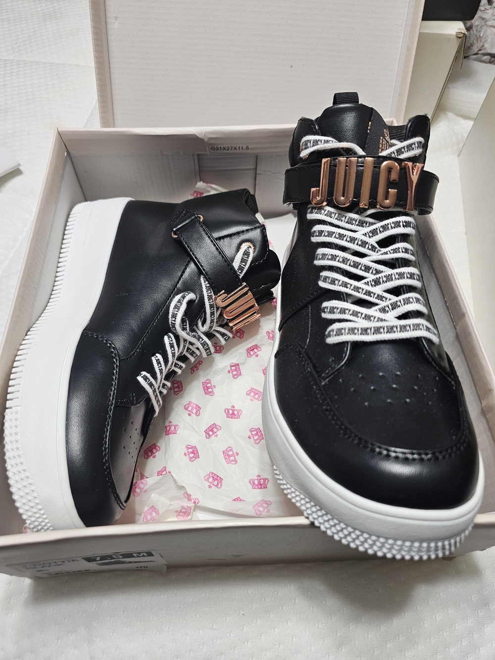 Juicy Couture Black J-Dottie Shoe Box